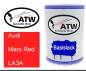 Preview: Audi, Mars Red, LA3A: 500ml Lackdose, von ATW Autoteile West.